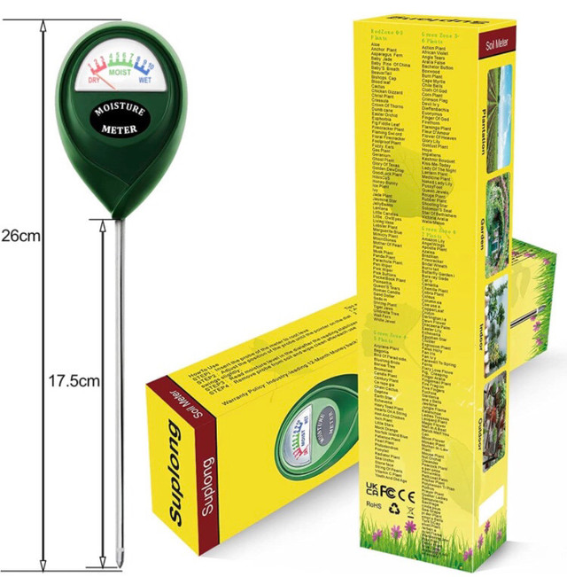 New Soil Moisture Sensor Meter, Moisture Meter for Plants, Plant in Other in Markham / York Region - Image 2