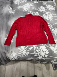 Joe Fresh Red Sweater 