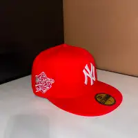 New Era New York Yankees Fitted Hat/Cap (Red, Men's, Size 7)