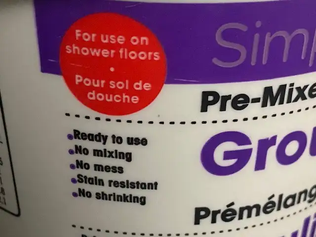 Pre-Mixed grout grey color in Other in Regina - Image 4