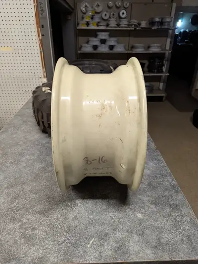 New Old Stock - Part # 11-WH-1688 | Implement Wheel Rim 16"x8" | 6" Pilot Hole | 8" C-C Bolt Pattern...