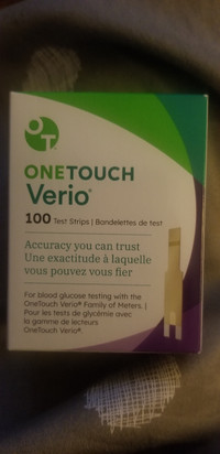  One touch verio test strips 100 count  