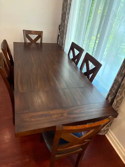 Ashley Moriville dining set with extendable table, View more
