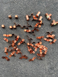 Assorted 1/2” Copper Plumbing Parts