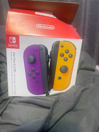 Matte Purple and Yellow Joycons