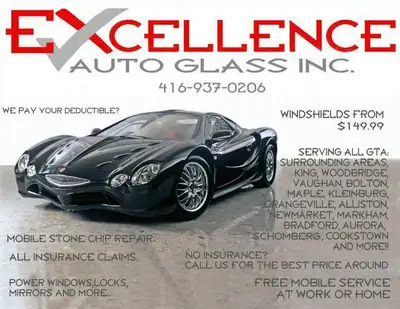 PLEASE, ONLY PHONE CALLS PREFERRED Windshield, car glass, auto glass, stone chip repair, door glass,...