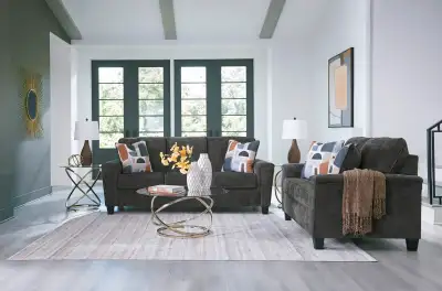 ASHLEY  SOFA AND LOVESEAT REG. $1749 *FINANCING AVAILABLE, View more