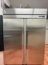 Freezer double door commercial size