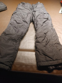 Kids black snow pants size 10/12