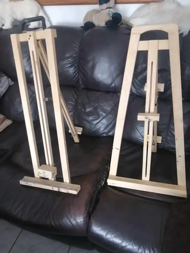 EASEL IN GOOD CONDITION — $15 EACH OR $25 FOR BOTH
