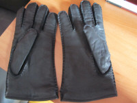 gant cuir noir très souple d'Italie gr.m 8.5