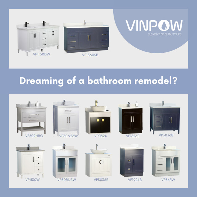 Revamp Your Bathroom with New Vanities - Limited Stock! in Bathwares in Markham / York Region - Image 3