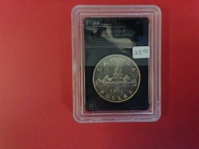 1953 Authenticated Very Good Canadian Silver Dollar in Arts & Collectibles in Mississauga / Peel Region
