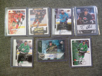 NHL Hockey UD Signature Cards x 7 - Perry Stone Burns Arnott ++