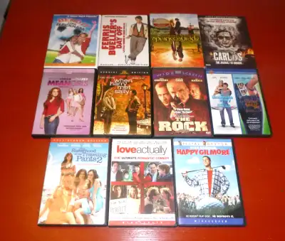 Assortment of DVDs $5 each or 3 for $10