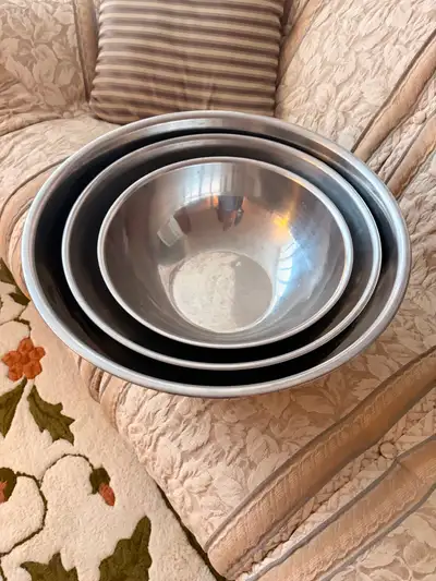 Stainless steel bowls, View more