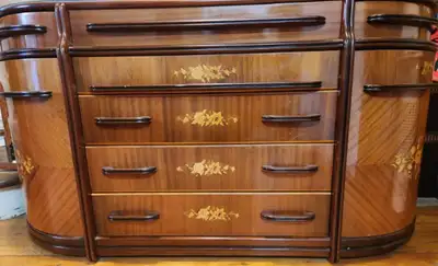 Dresser with Mirror Wood, View more