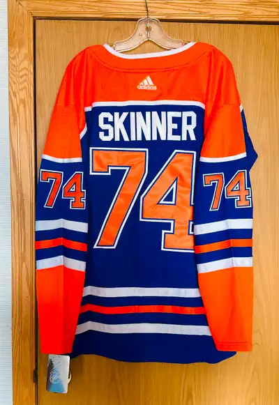 Edmonton Oilers Jersey. Stuart Skinner. Home blue. Hard to find. Brand New. men’s XL. $175 firm Loca...