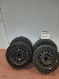 4 seat of kian snow tire with rim come of civic