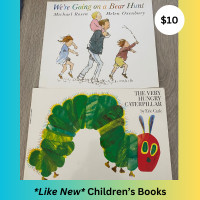Children's Books - Very Hungry Caterpillar & Going On Bear Hunt