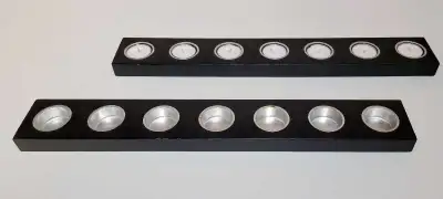 Ikea Tea Light Candle Holder. Each holds 7 tea lights or small candles. Makes a great centre piece o...