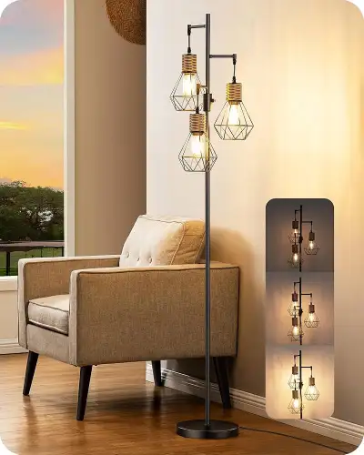 New Standing Floor Lamp with bulbs, View more