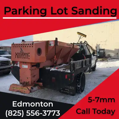 parking lot sanding , View more