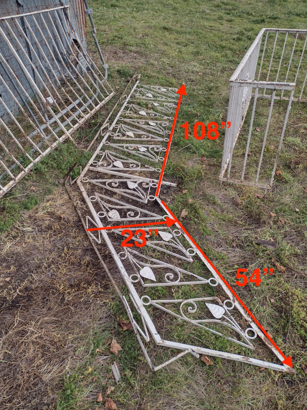 Clôture en fer forgé dans Terrasses et clôtures  à Laval/Rive Nord