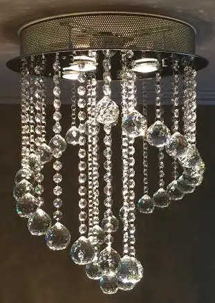 Plafonnier en crystal (neuf en boîte) in Indoor Lighting & Fans in Longueuil / South Shore - Image 2