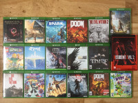Jeux et console Xbox One en excellent état