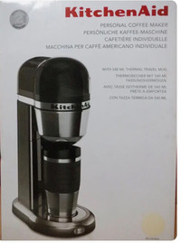 KitchenAid Personal Coffee Maker + Portable Travel Thermos