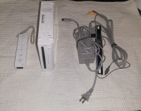Wii console, wiress giutar, balance board