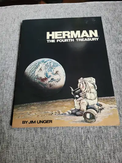 Herman The Fourth Treasury book, soft cover and published in 1984 is written by Jim Unger who was ho...