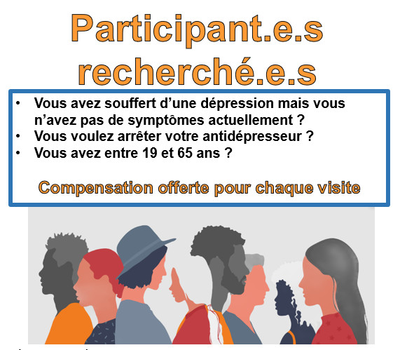 Recherche en santé mentale: Participant.e.s recherché.e.s dans Autre  à Ville de Montréal