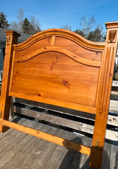 Solid Wood Queen Headboard, View more