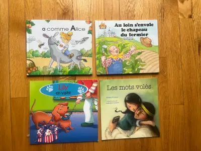 LIVRE ENFANT  (prix dans la description ou 15$ les lot de 4 livr, View more
