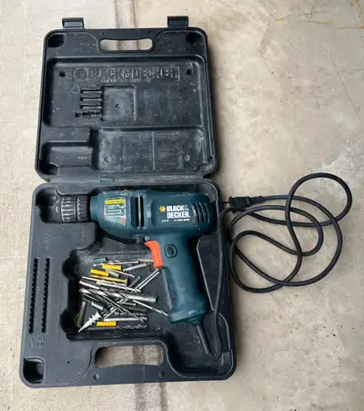 B & D Corded Hammer Drill, View more