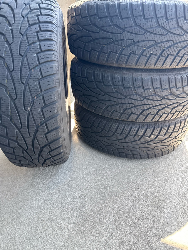 Winter Tires with steel rims  in Tires & Rims in Hamilton