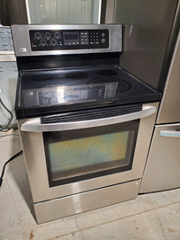 CAN DELIVER!! LG 30" STAINLESS STEEL ELECTRIC CERAMIC TOP STOVE