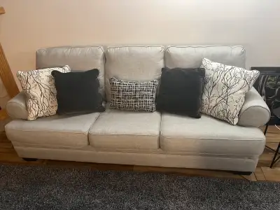 Antonlini Sofa, Purchased from Ashley Furnature asking $450 shows new ph 780.906.0796
