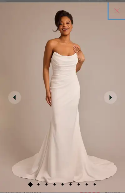 ✨ Galina Signature Wedding Dress + Oleg Cassini Veil – Elegant, Comfortable & Flattering ✨ Selling m...