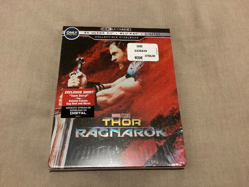 Thor: Ragnarok (BluRay) (Steelbook) for sale  