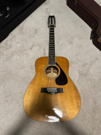 Yamaha 12 string acoustic guitar 