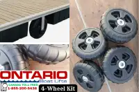 Ontario Boat Lifts: Travel-Ready 4-Wheel Kit