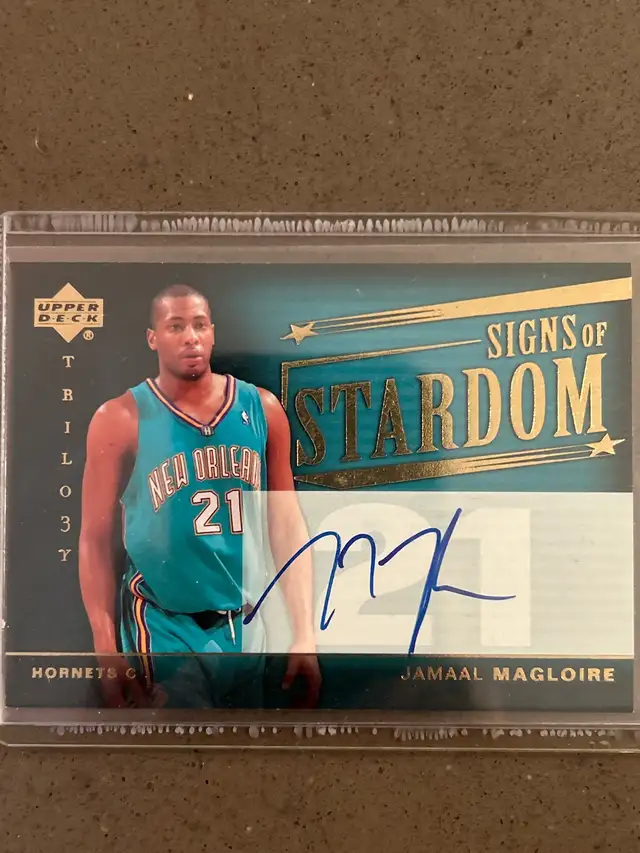 Signs Of Stardom Jamaal Magloire Autographed Card  in Arts & Collectibles in Markham / York Region - Image 2