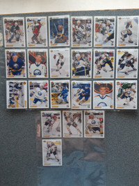 Carte de hockey Sabres de Buffalo Upper Deck 1991-1992