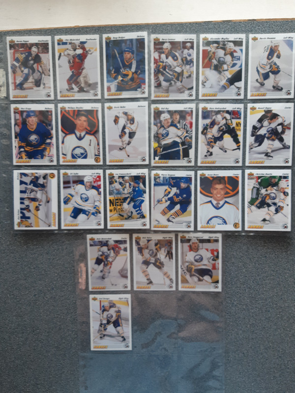 Carte de hockey Sabres de Buffalo Upper Deck 1991-1992 dans Art et objets de collection  à Lévis