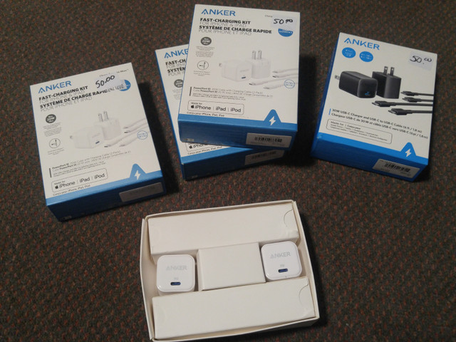 Anker 30W Charger with USB-C to USB-C Cable, 2-pack - $28.00 in General Electronics in Kitchener / Waterloo - Image 4