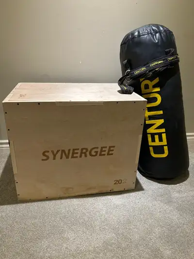 Plyo box & heavy bag, View more