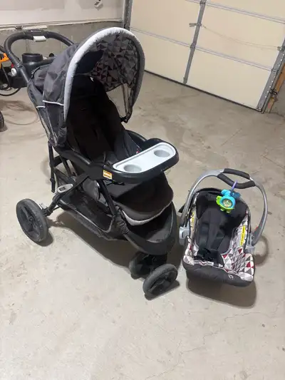 Baby stroller and car seat, View more